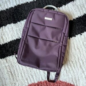 Water-resistant Purple Computer Backpack